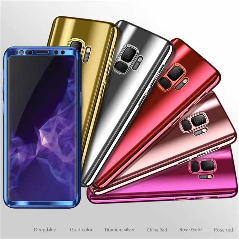 Для samsung Galaxy S7 8 910 плюс 360 зеркало металлизированный чехол для телефона край S10 Lite