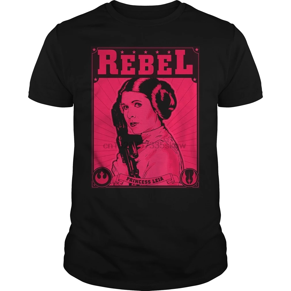 Футболка с коротким рукавом для мужчин и женщин футболка rebel princess leia | Мужская