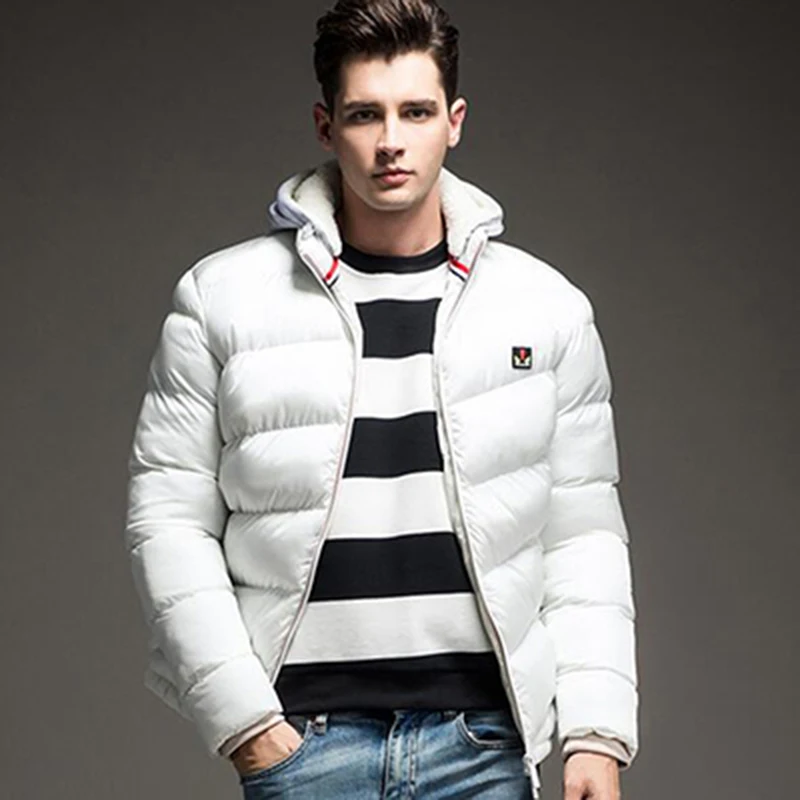 KALEBO Высококачественная брендовая зимняя куртка мужское утепленное пальто 2017