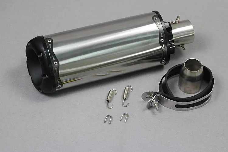 Модифицированный moto rcycle два брата выхлопная труба CNC алюминиевый сплав CBR R1 R6 ESCAPE moto 51 мм - Цвет: with the sticker