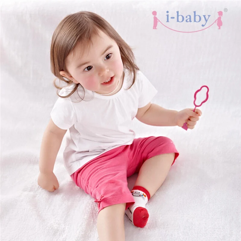 Детская одежда i-baby футболка с младенцем из 100% хлопка для девочек футболки