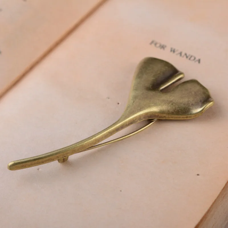 Женская Винтажная брошь в виде листьев дерева из меди|Броши| |