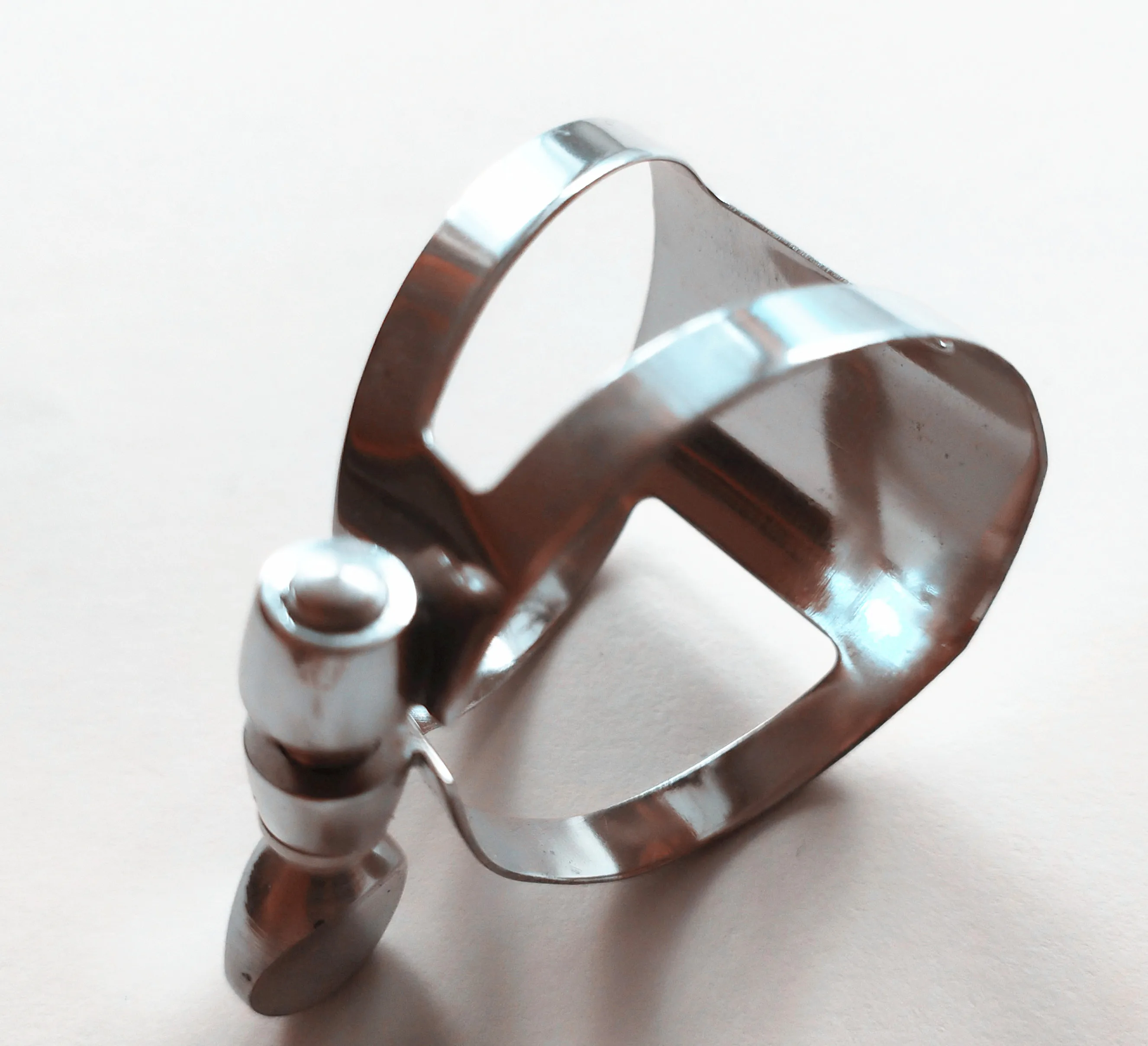 New alto saxophone mouthpiece clip paint gold nickel plated clamp | Спорт и развлечения