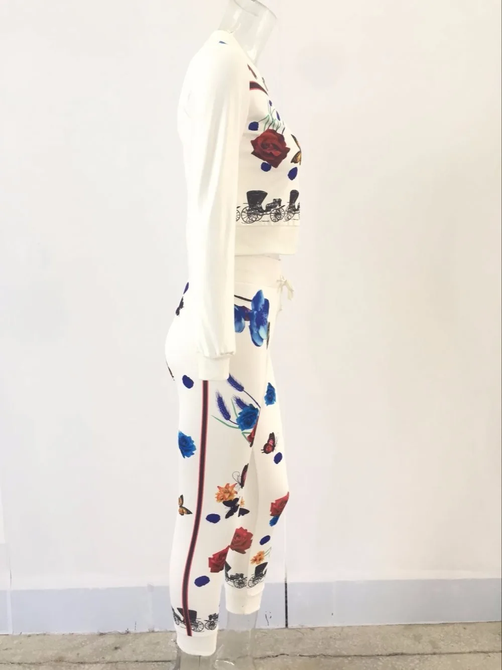 2017 весенне осенний комплект из двух предметов женская одежда спортивные костюмы