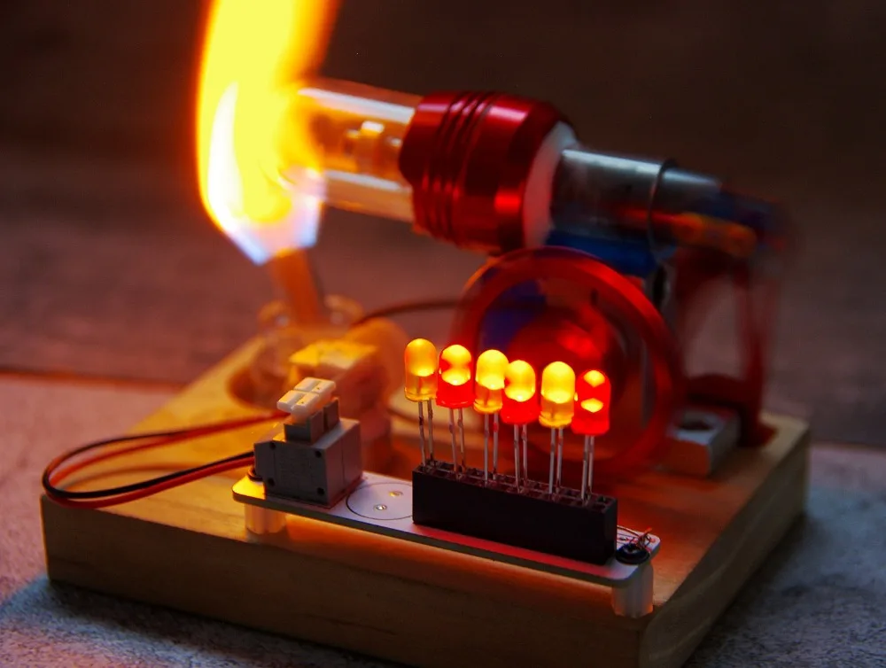 Модель двигателя Стирлинга механическая модель научная игрушка двигатель стрин