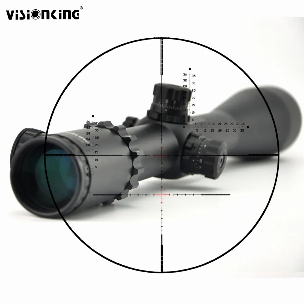 Visionking 10 40x56 военный прицел с 21 мм крепление кольца Long Range Хорошее качество