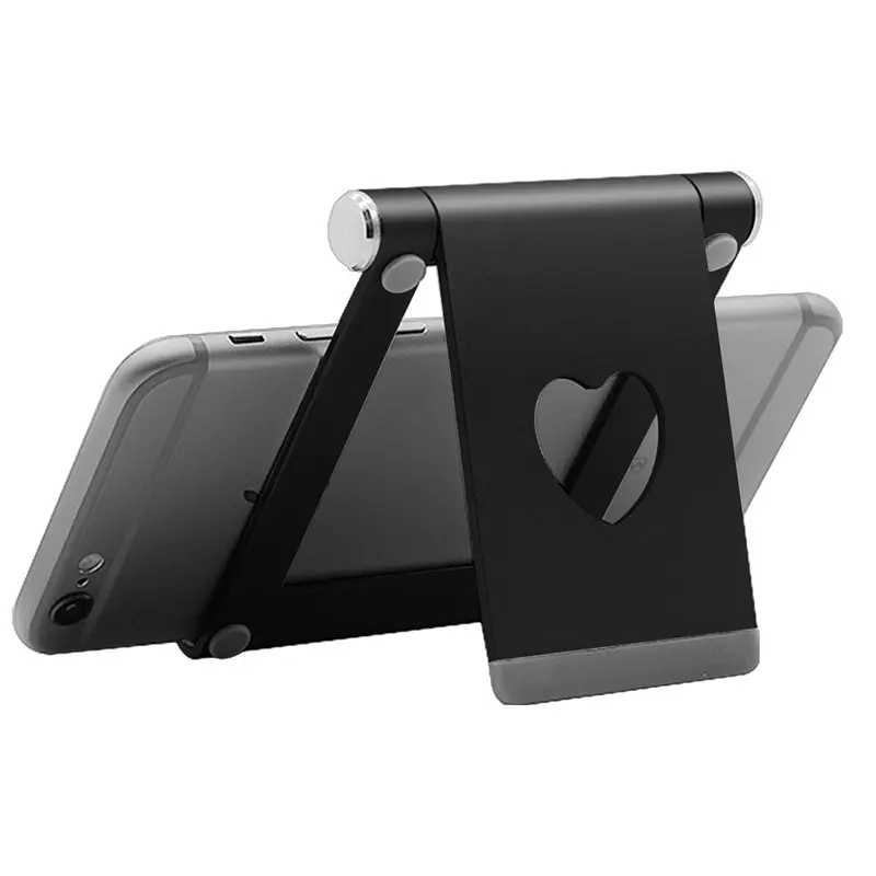 Ascromy для iPad 4 2 подставка Porta Гибкая алюминиевая металлическая подставка из сплава для iPad Pro 11 samsung держатель для планшета Аксессуары - Цвет: Черный