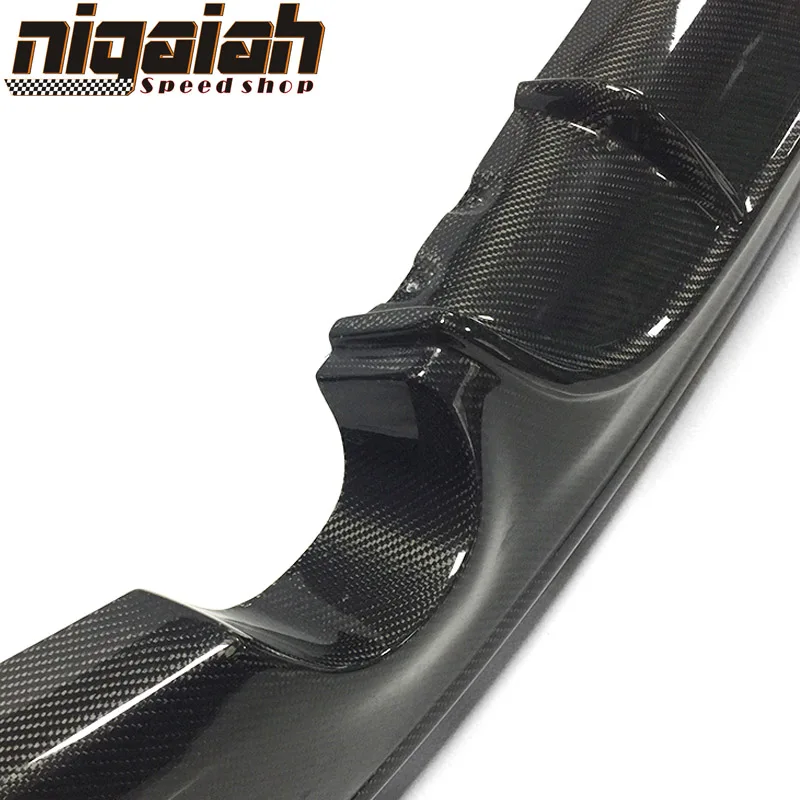 F22 Carbon Fiber Car Rear Bumper Lip Spoiler Diffuser for BMW M Sport Coupe Convertible 14-17 Black FRP 220i 230i 235i | Автомобили и