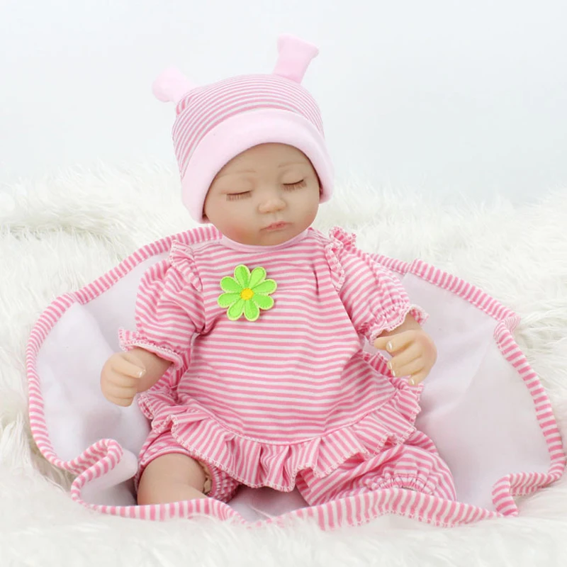45 см Силиконовые Reborn Baby Doll Дети Playmate Подарки Для Девочек ребенок Жив Soft Toys Букеты