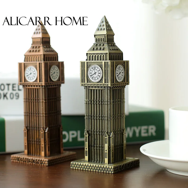 

British tourist souvenirs London landmark Big Ben classic decoration metal alloy material model model