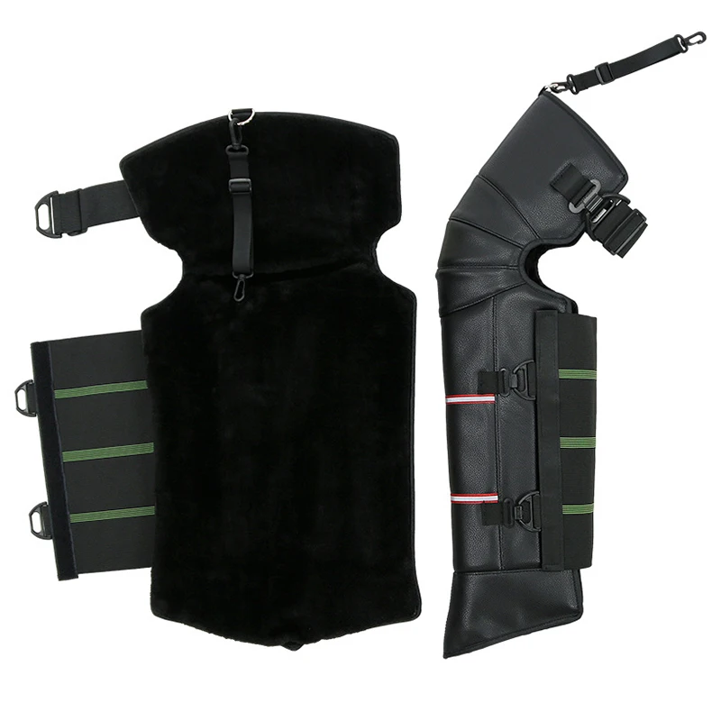 Хорошие здоровые 2 шт искусственная кожа водонепроницаемые наколенники зимние