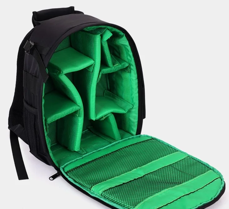 Triopo Одежда высшего качества Светоотражающие фото Камера рюкзак Объектив штатив