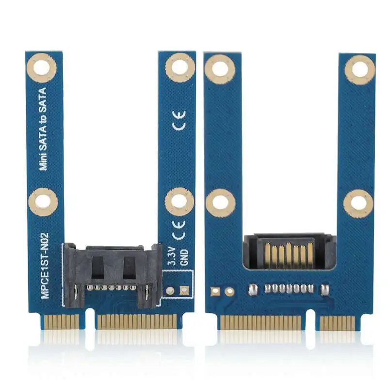 Msata Ssd на Sata жесткий диск адаптер плата для карт Поддержка полной и половинной