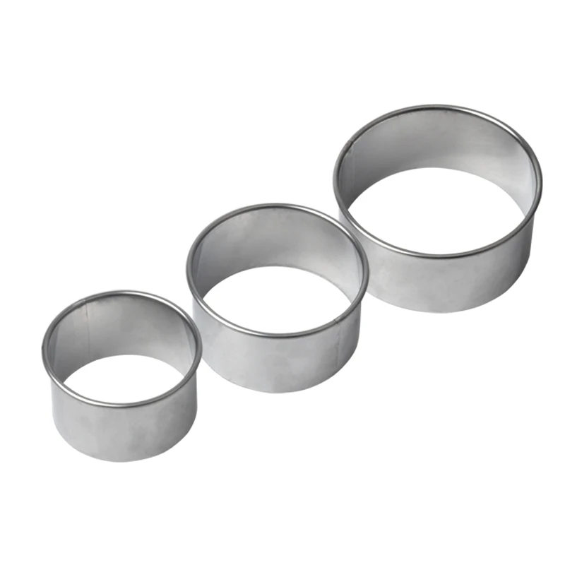 Новые 3 ROSTI пищевые кольца и штамп пресс форма формирователь из нержавеющей стали