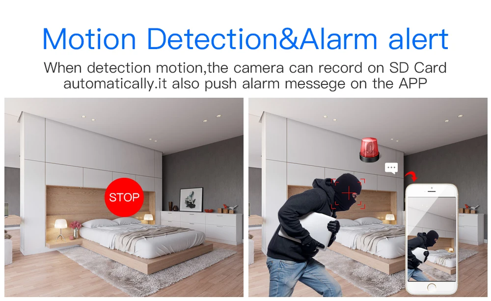 SDETER 2MP 1080P беспроводная Wi-Fi камера IP домашняя камера видеонаблюдения Аудио запись наблюдения детский монитор HD мини камера wifi