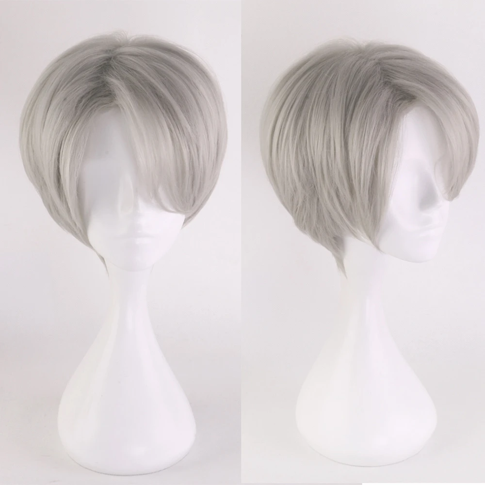 

Yuri!!! on Ice Viktor Nikiforov Wig Victor Nikiforov Cosplay Wigs+Wig cap