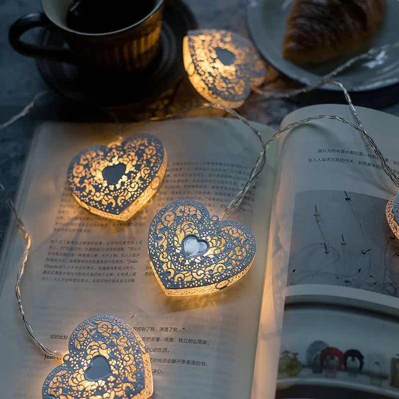 Светодиодный ночник белый Железный художественный светильник для учебы