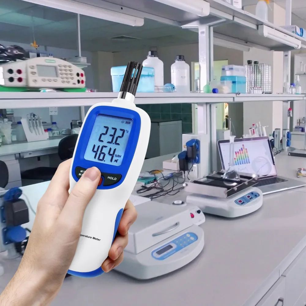 Цифровой гигрометр измеритель влажности и температуры с точкой росы влажной