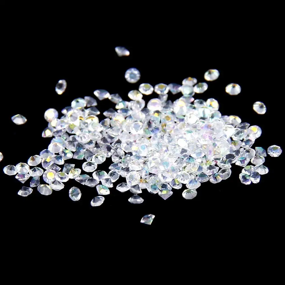 27 Crystal AB 1,1 мм 1440 шт новое поступление круглые кубические красоты блестящее стекло копия циркония камни класса ААА для 3D ногтей дизайн украшения - Цвет: 27 Crystal AB