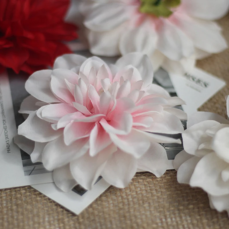 Имитация головы Далии пиона цветок поддельный сделай сам украшение для гостиной