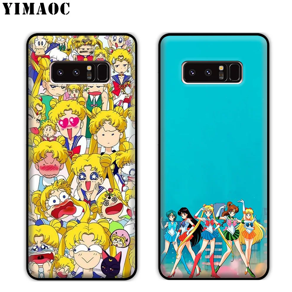 YIMAOC Сейлор Мун Аниме Мягкий силиконовый чехол для samsung Galaxy S10 S10e S9 S8 Plus S7 S6 Edge J6 |