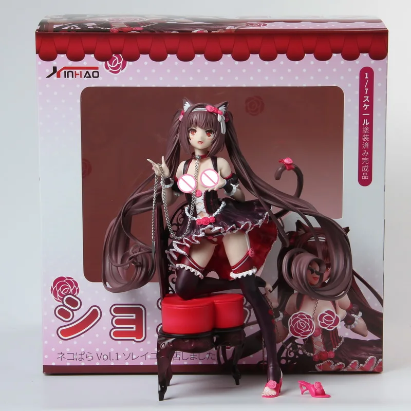 1/7 качество издание Аниме ПВХ фигурка NEKOPARA Vol.1 Soleil открытая Chocola может сбросить модель сексуальной девушки игрушка