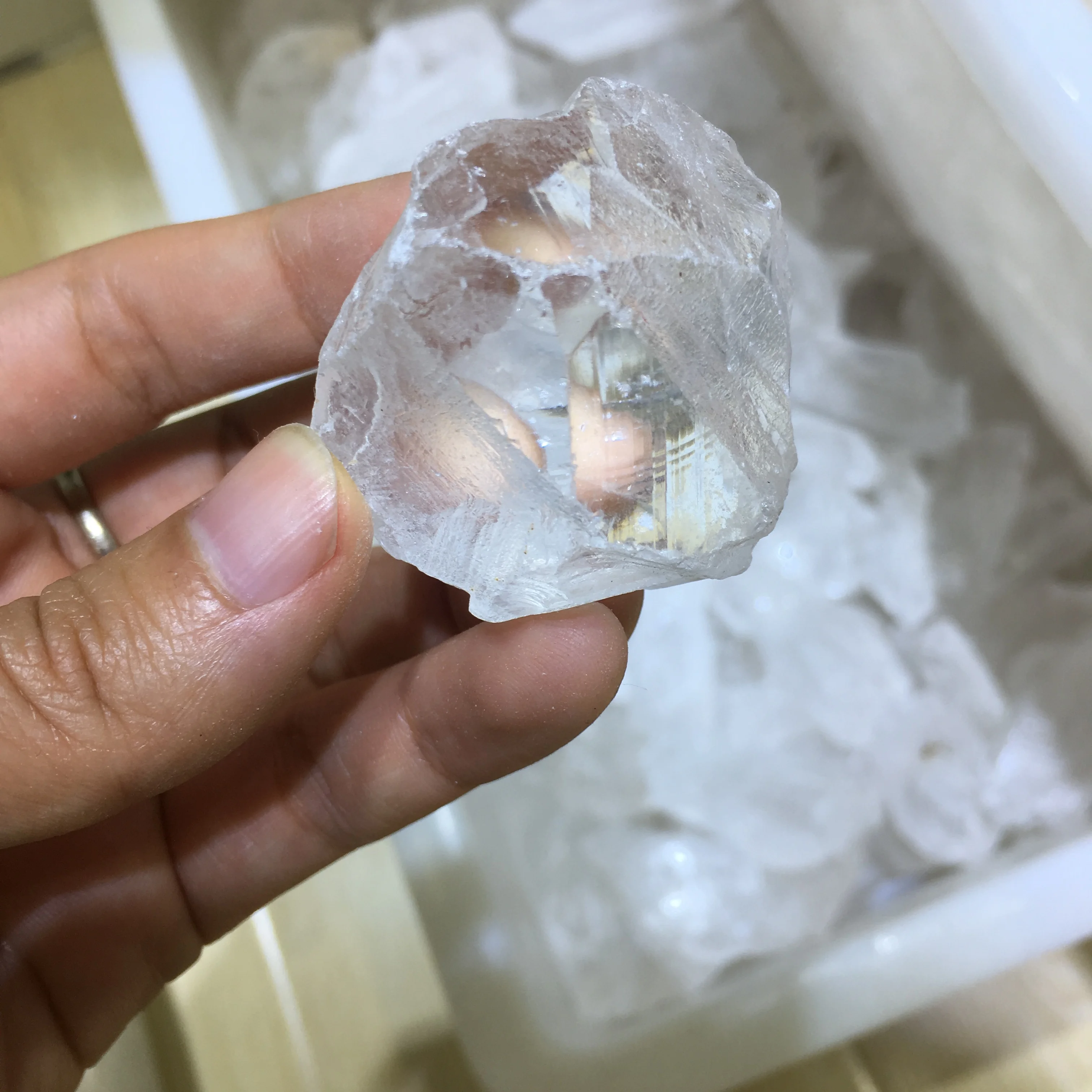 5 шт. высококачественные бразильские натуральные скелетные кристаллы