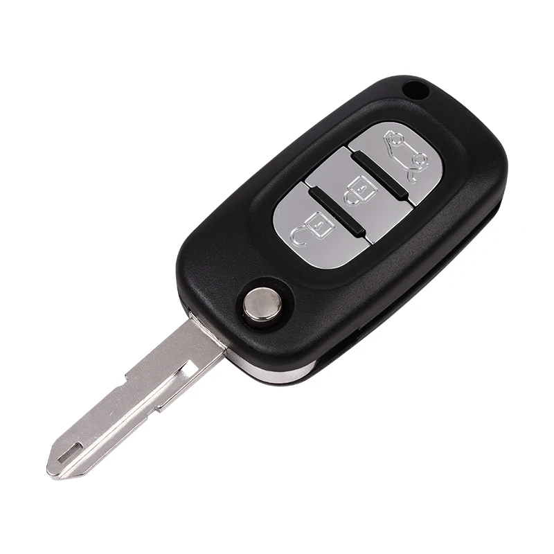 Раскладной чехол VDIAGTOOL для автомобильного ключа с 3 кнопками Renault Clio Vivaro Master Traffic