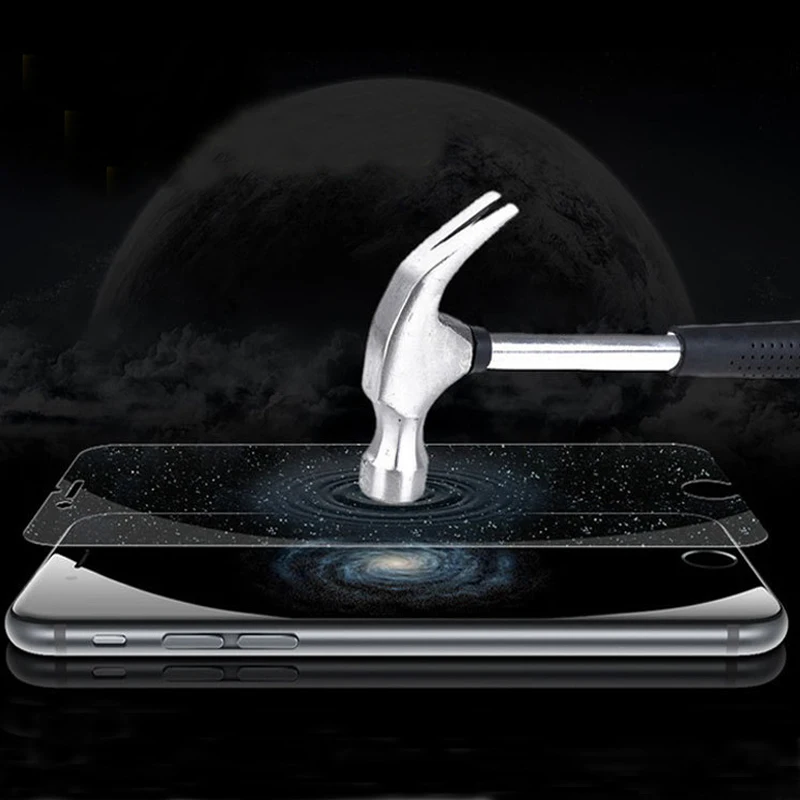 Diamond Glitter Tempered Glass Screen Protector for iPhone5 5s/6 6s/6 plus 6splus/7/7plus Toughened Protective Film 0.26mm Thick | Мобильные