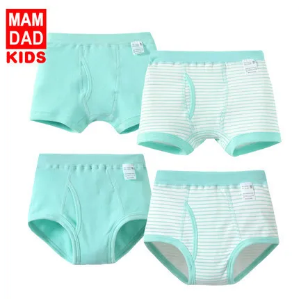 Шт./партия милые трусы-боксеры с изображением удобные дышащее детское нижнее