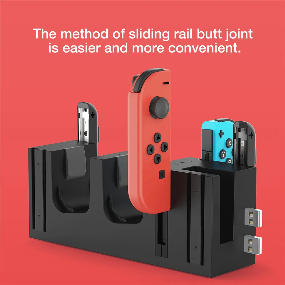 Все в одном зарядная док станция для Nintendo Switch Pro контроллер зарядное устройство