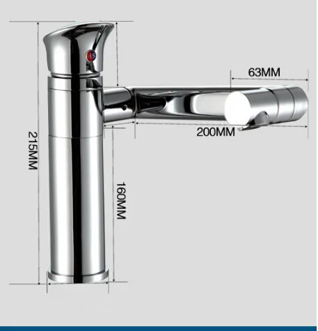 Смеситель для раковины в ванную комнату кран на раковину Lucky cat вращающийся 360