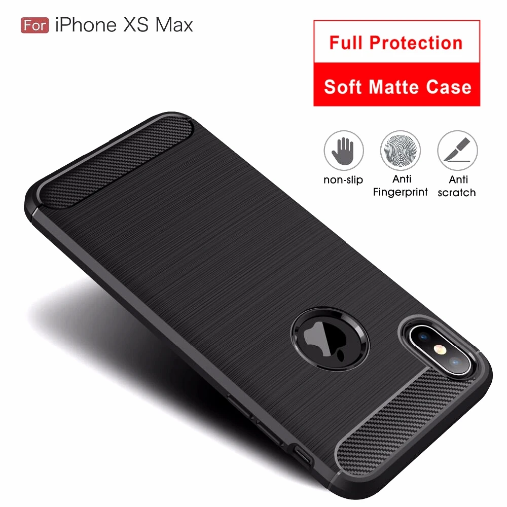 Ультратонкий ТПУ силиконовый чехол для iphone X XR XS 11Pro Max 6S 7 8 Plus резиновые чехлы из