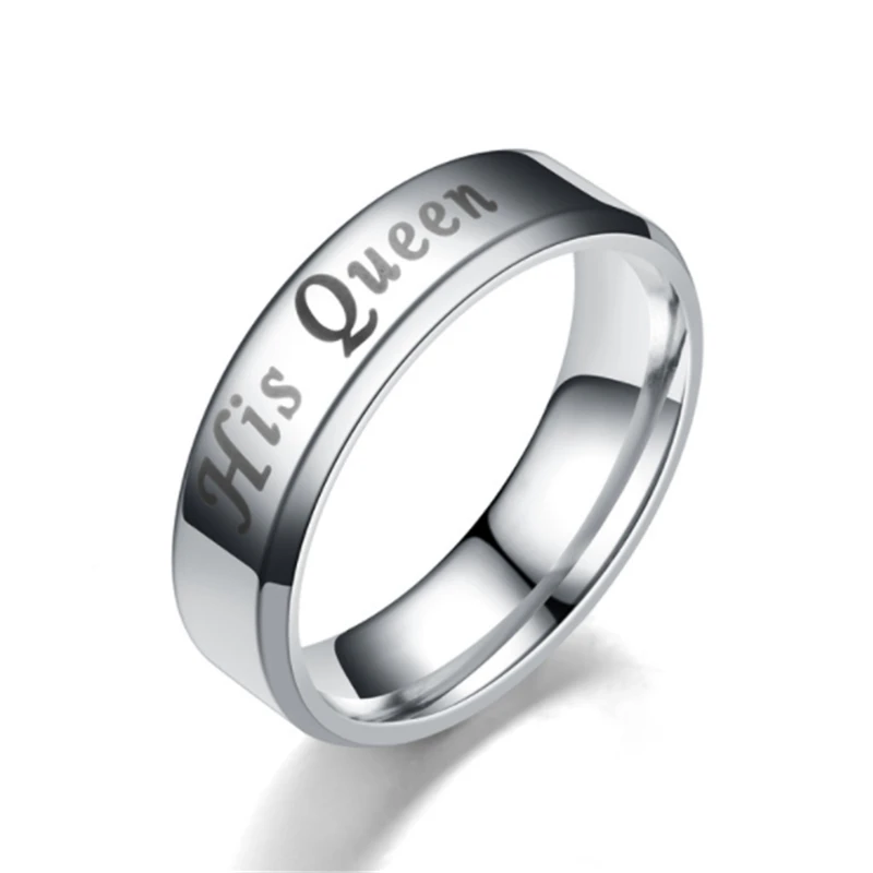 stainless steel finger rings for women men wedding bands ring letter silver gold color top quality bijoux fashion Jewelry gifts | Украшения