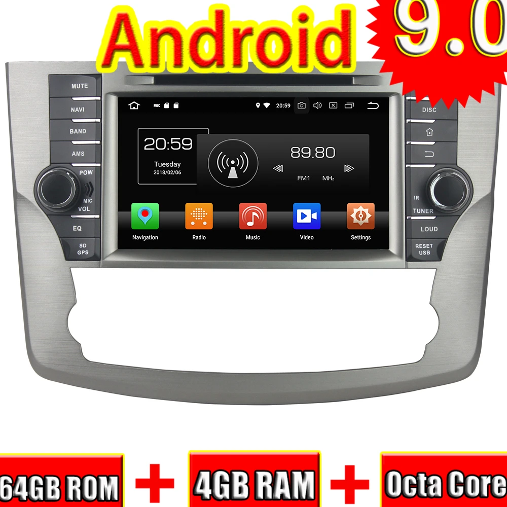 

Topnavi 8'' Android 9.0 Car DVD Media Center Player For Toyota Avalon 2011-2012 GPS Navigation Audio Stereo Octa Core Double Din