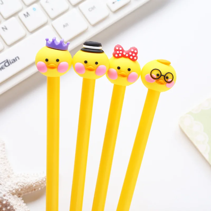 

Creative School Writing Pen Black 0.5mm Student Stationery Pen Wholesale Flamingos Caneta Gel Stationary Set School Goods Stylo
