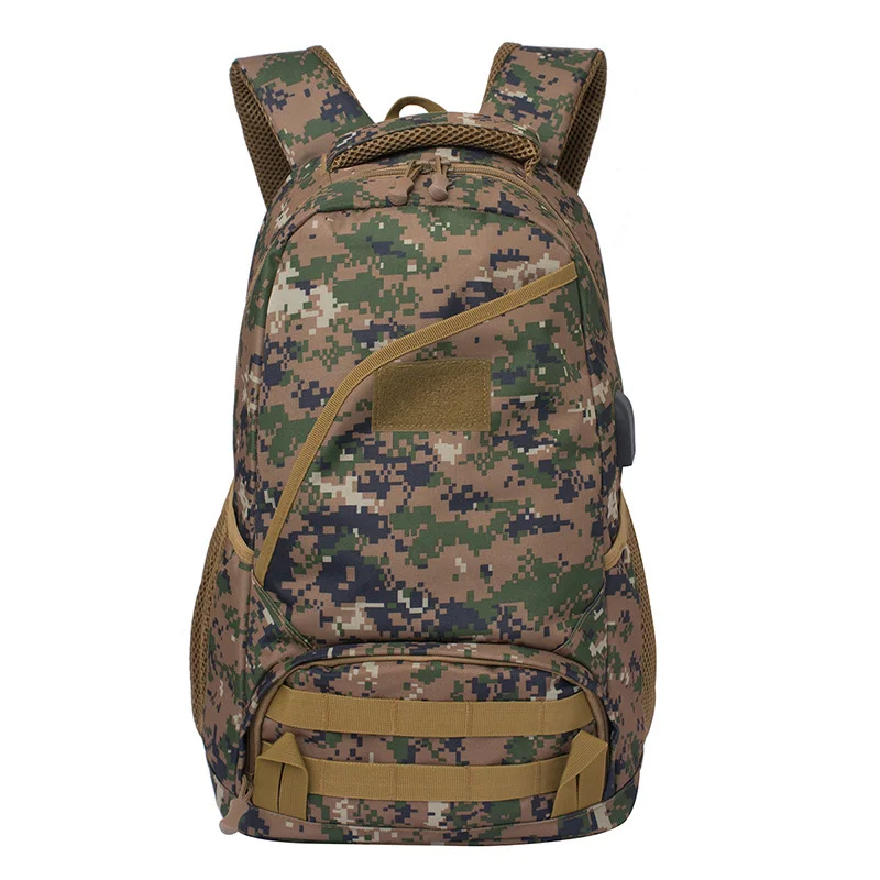Green Camo Мужские Военные рюкзаки, тактический рюкзак, камуфляжный, для спорта на открытом воздухе, туризма, кемпинга, охоты, сумки для путешествий, треккинга, сумка XA747WA - Цвет: Green Camo