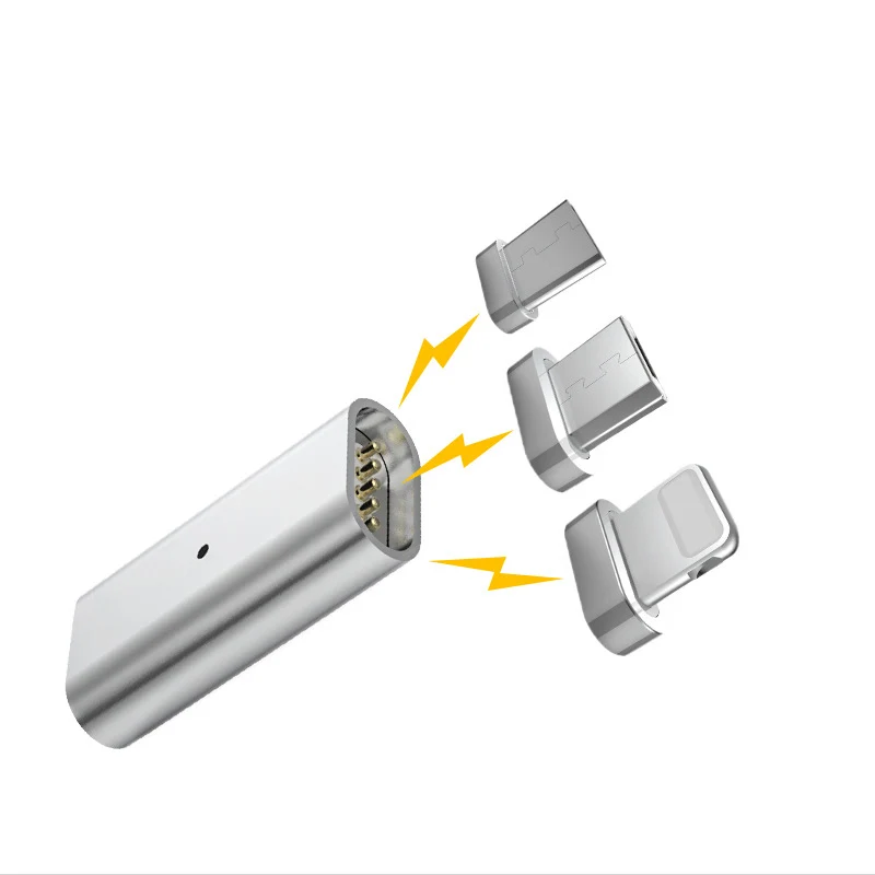 3-в-1 микро-флеш-накопитель USB с гнездовым для Тип-C/Android/IOS мужской магнитный металлический переходник маленький Размеры светильник Вес и легко носить с собой три Цвета
