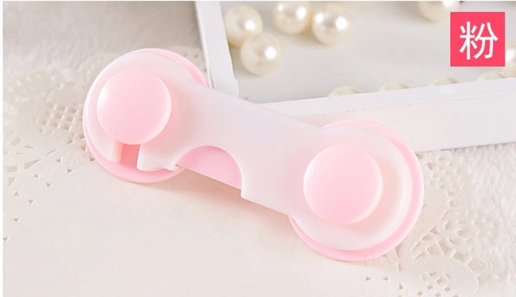 white pink 5 шт детский шкаф замки для шкафа Детская безопасность защита от детей предохранительный замок для ящика защита от детей ограничитель двери блокировщик - Цвет: white pink