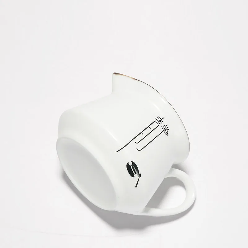 Zen чайная церемония ручная краска китайский белый фарфор керамическая кружка