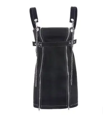 skirt Женское осеннее Новое Сексуальное Платье на молнии с поясом и открытой спиной - Цвет: skirt