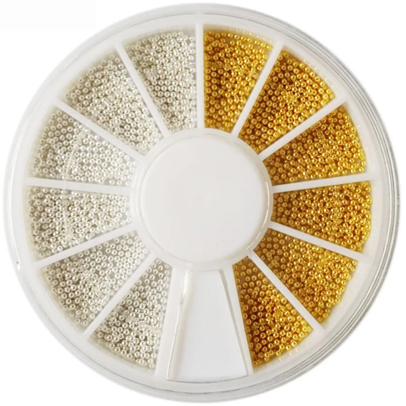 Украшение для ногтей супер яркий золотой серебряный шар порошок гель-лака советы