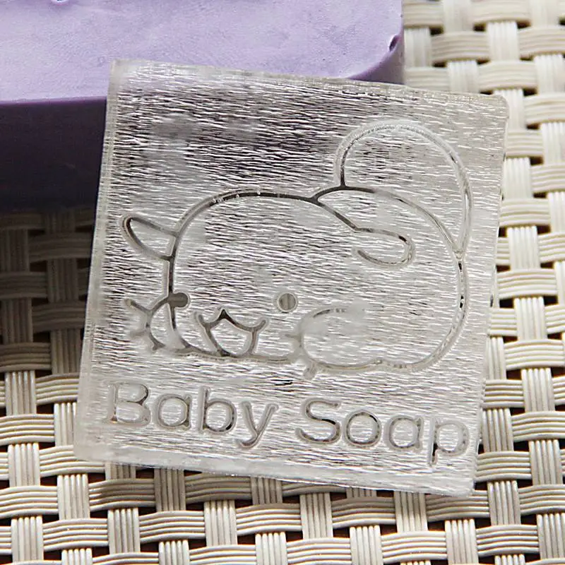 0224(5x5cm) Натуральное мыло лист дизайн мыло штамп на заказ DIY новое уплотнение мыло Печатный узор смола акриловый штамп для мыла - Цвет: 0224(5x5cm)