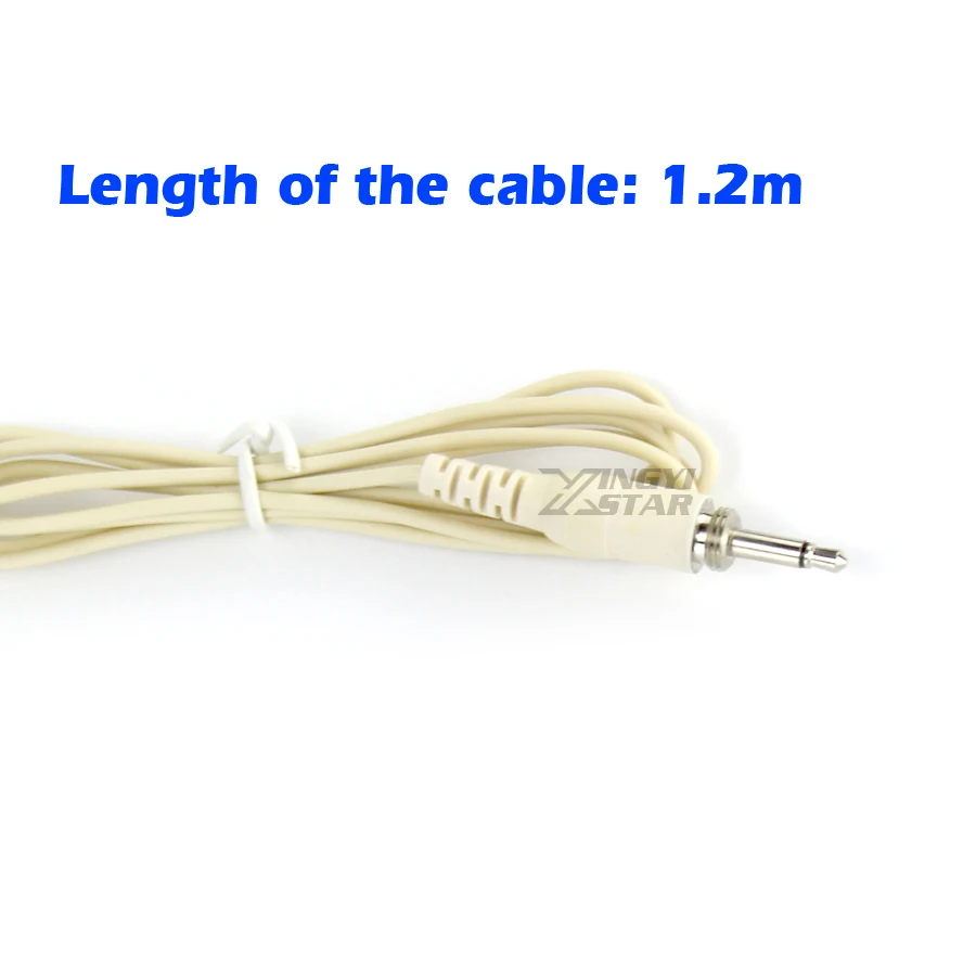 Петличный микрофон телесного цвета петличный с зажимом на лацкан винтовой