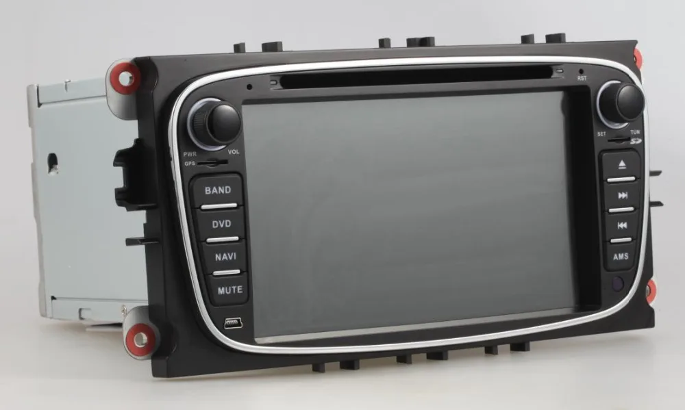 Четырехъядерный 1024*600 2 Din Android 5.1.1 автомобильный DVD GPS навигатор для Ford Mondeo S-Max Cmax Focus
