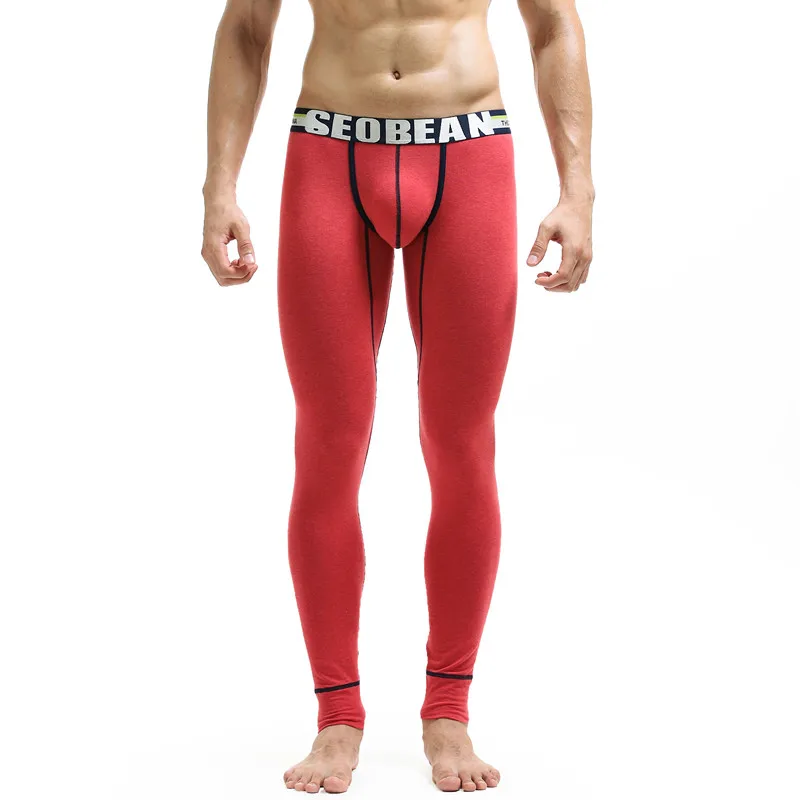 Новинка мужские подштанники раздельные плотные облегающие нижнее белье осенне