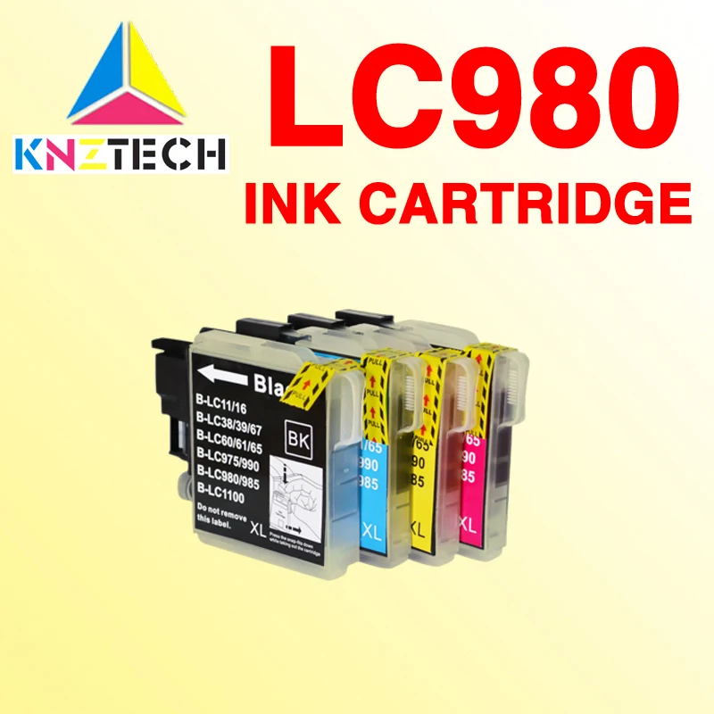 LC990 LC11 LC16 LC38 LC61 LC65 LC67 LC980 LC1100 чернильный картридж совместимый с Brother MFC