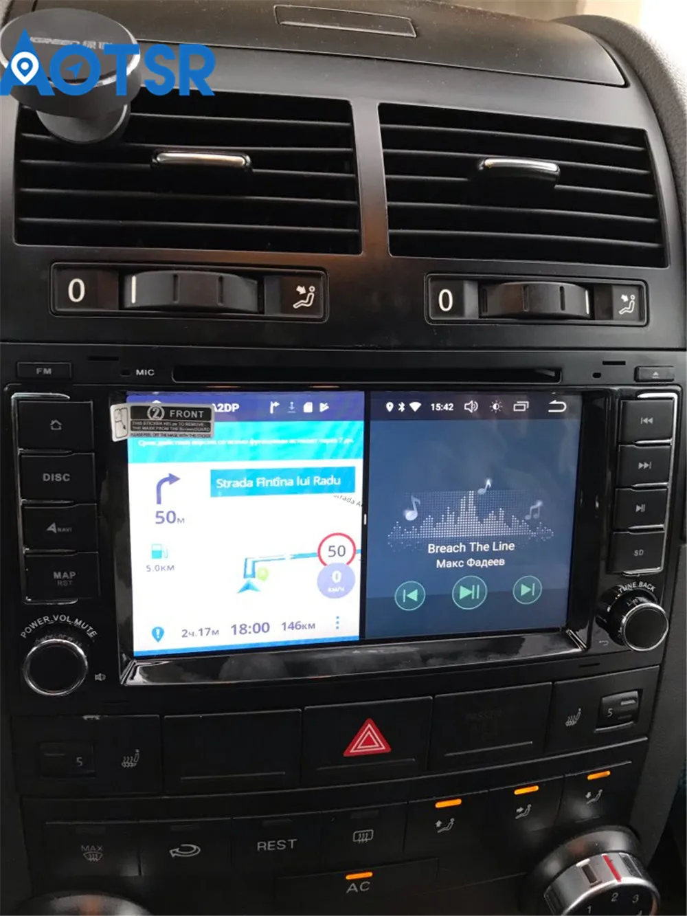 Автомобильный DVD-плеер на Android 8 0 32 + 4 Гб GPS-навигация Радио для VW Volkswagen TOUAREG 2002-2010