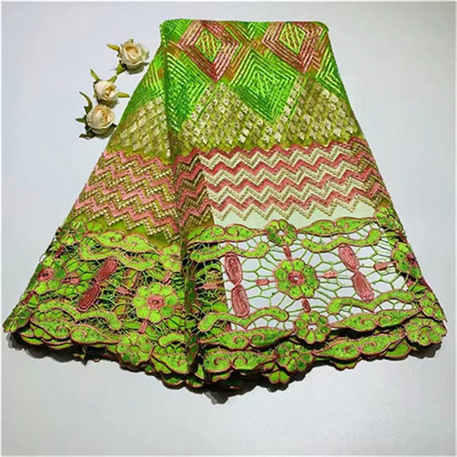 Африканский швейцарский вуаль кружево высокое качество золото Новое