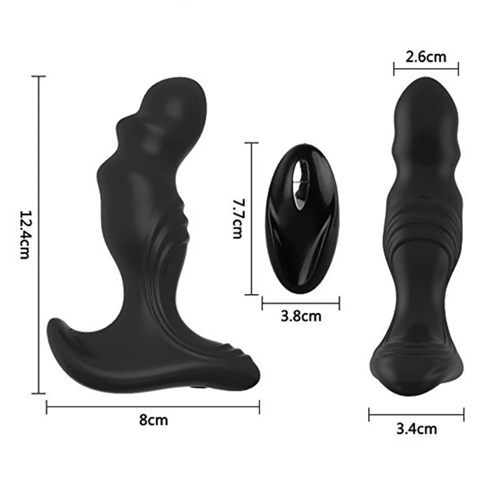 Анальный вибратор MQFORU массажер для простаты мужчин анальные секс игрушки
